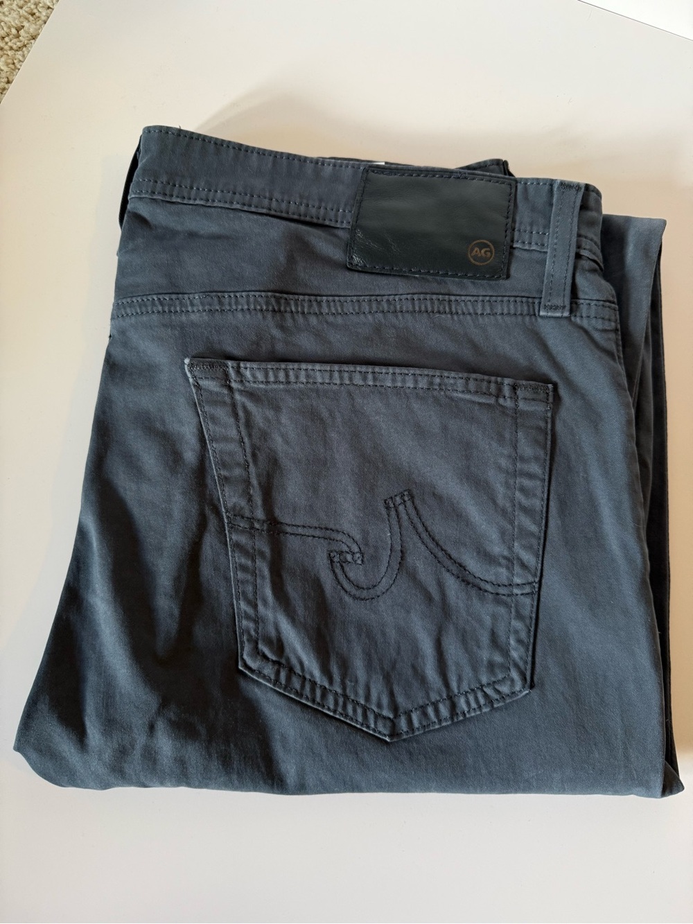 AG Jeans Tellis Modern Slim Men’s Pants Gray 34x32 Excellent Condition